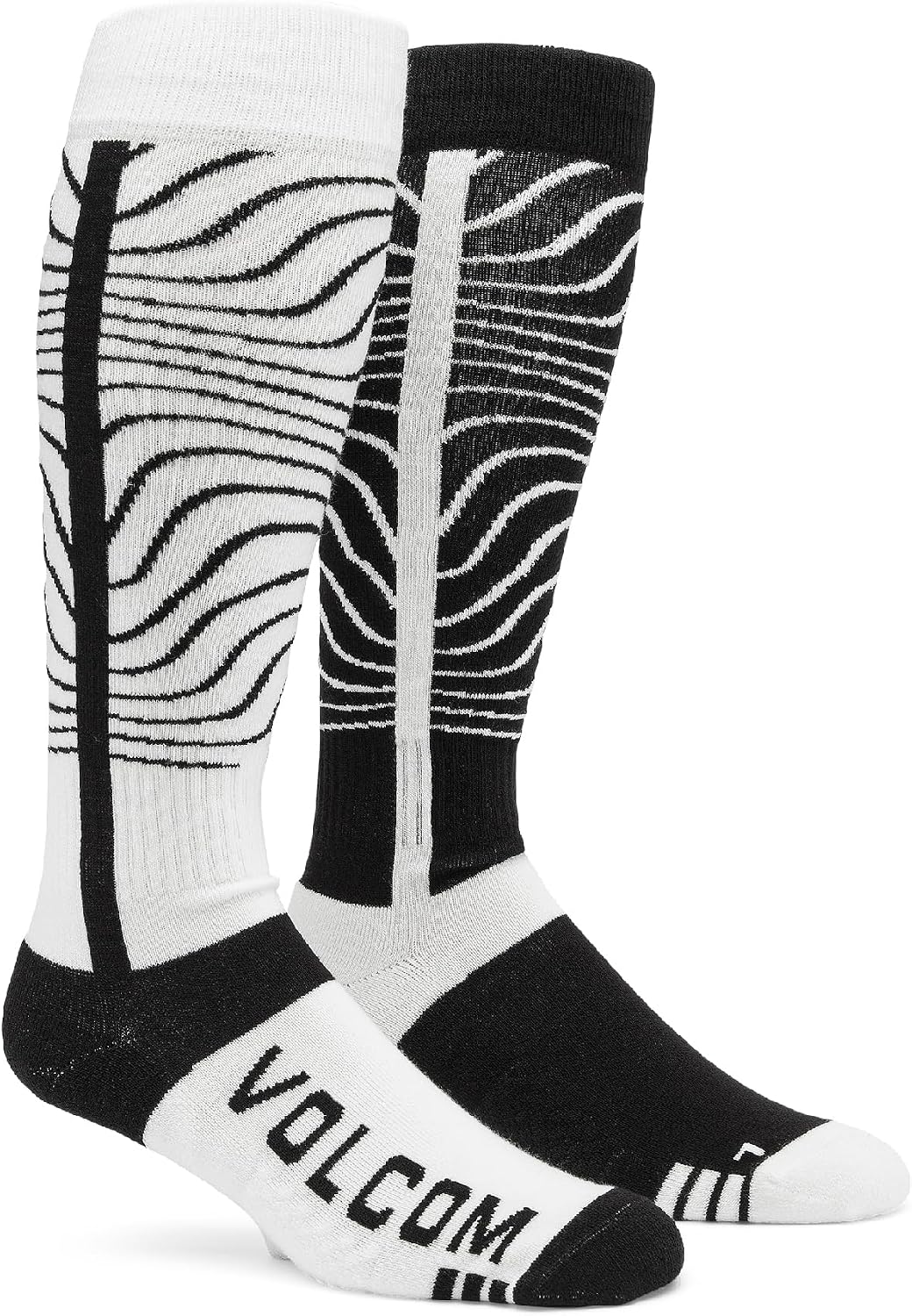 Volcom Men's Heavy Weight Snowboard Ski Sock Black S5