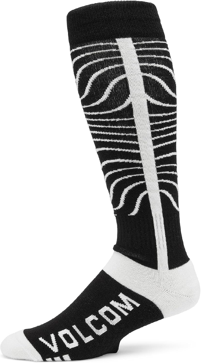 Volcom Men's Heavy Weight Snowboard Ski Sock Black S5