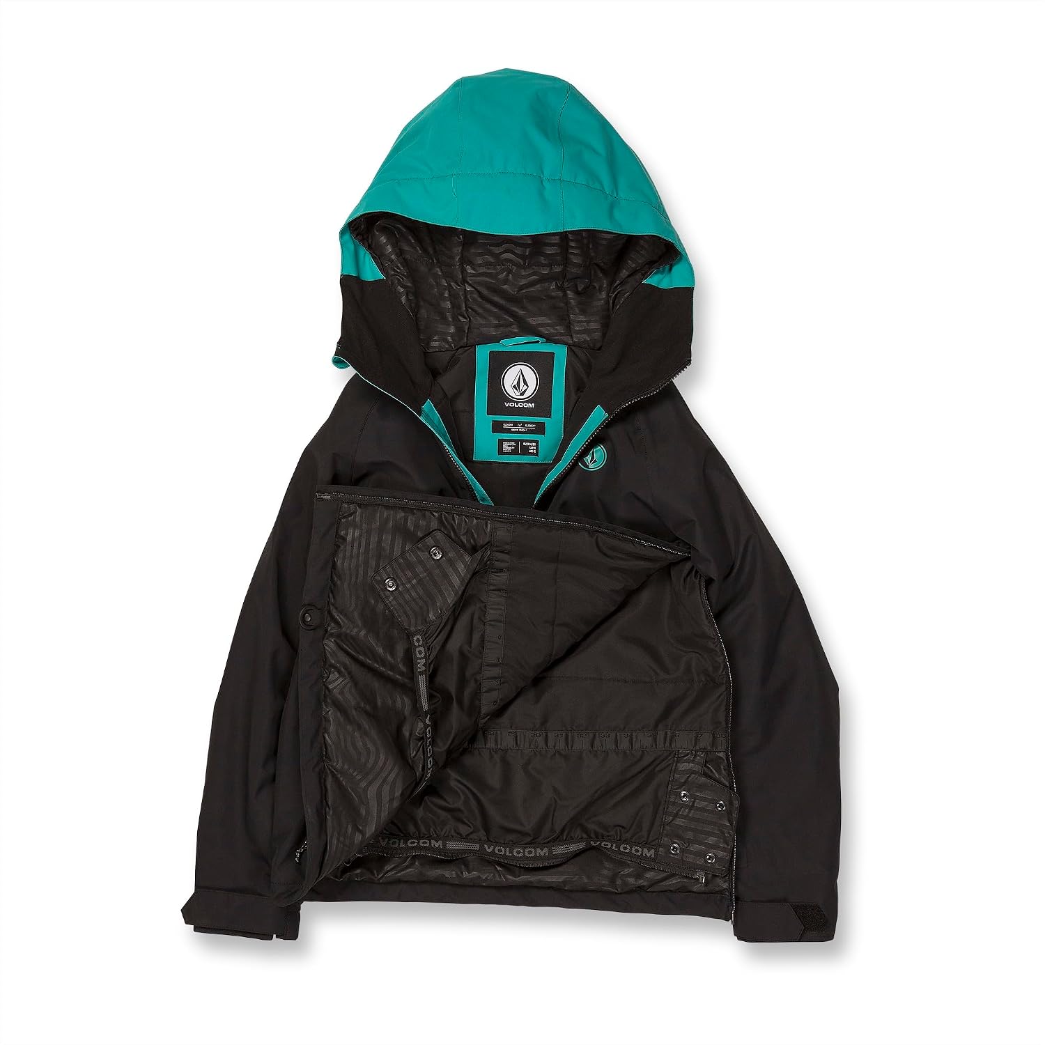 Volcom Boys' Sluff Insulated Snowboard Winter Jacket Black S4