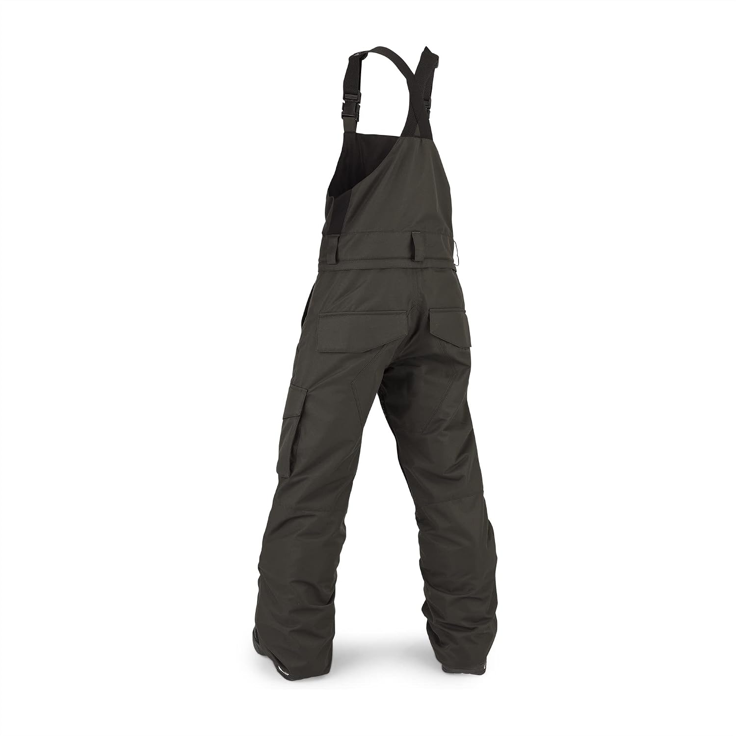 Volcom Boys' Youth Barkley Bib Overall Snowboard Pant Black Green