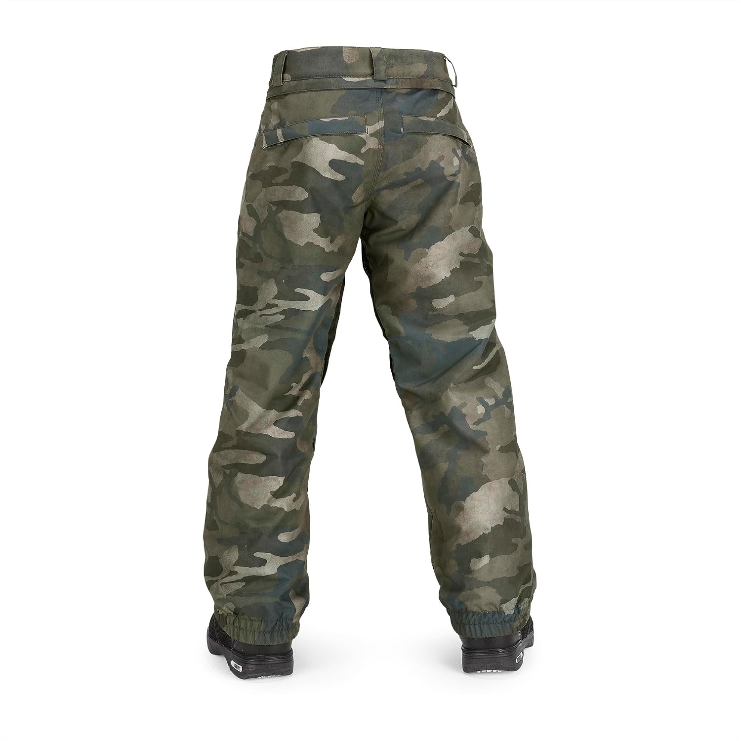 Volcom Boys' Fernie Insulated Snowboard Ski Pant Cloudwash Camo S4
