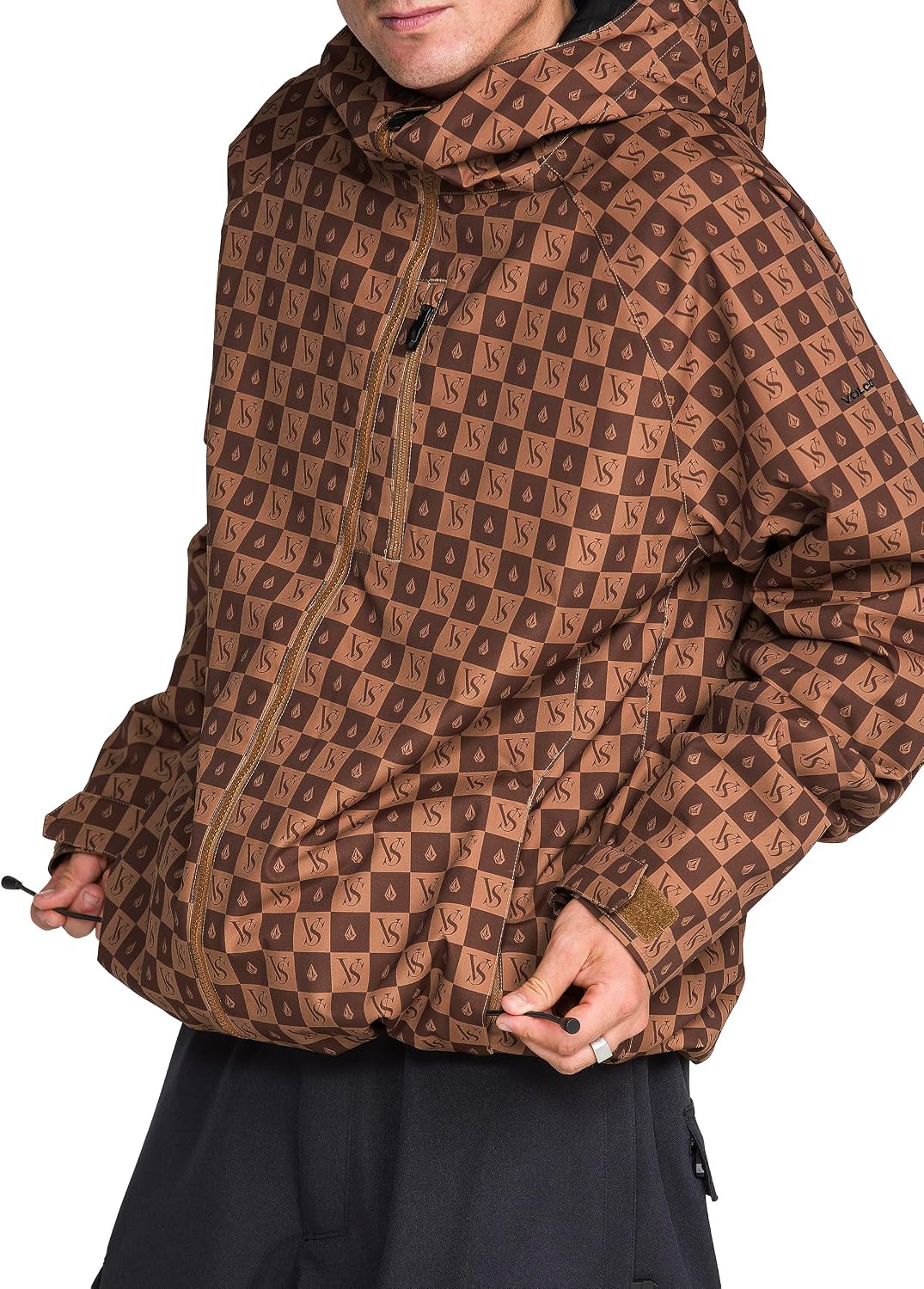 Volcom Men's 2836 Insulated Snowboard Jacket Brown