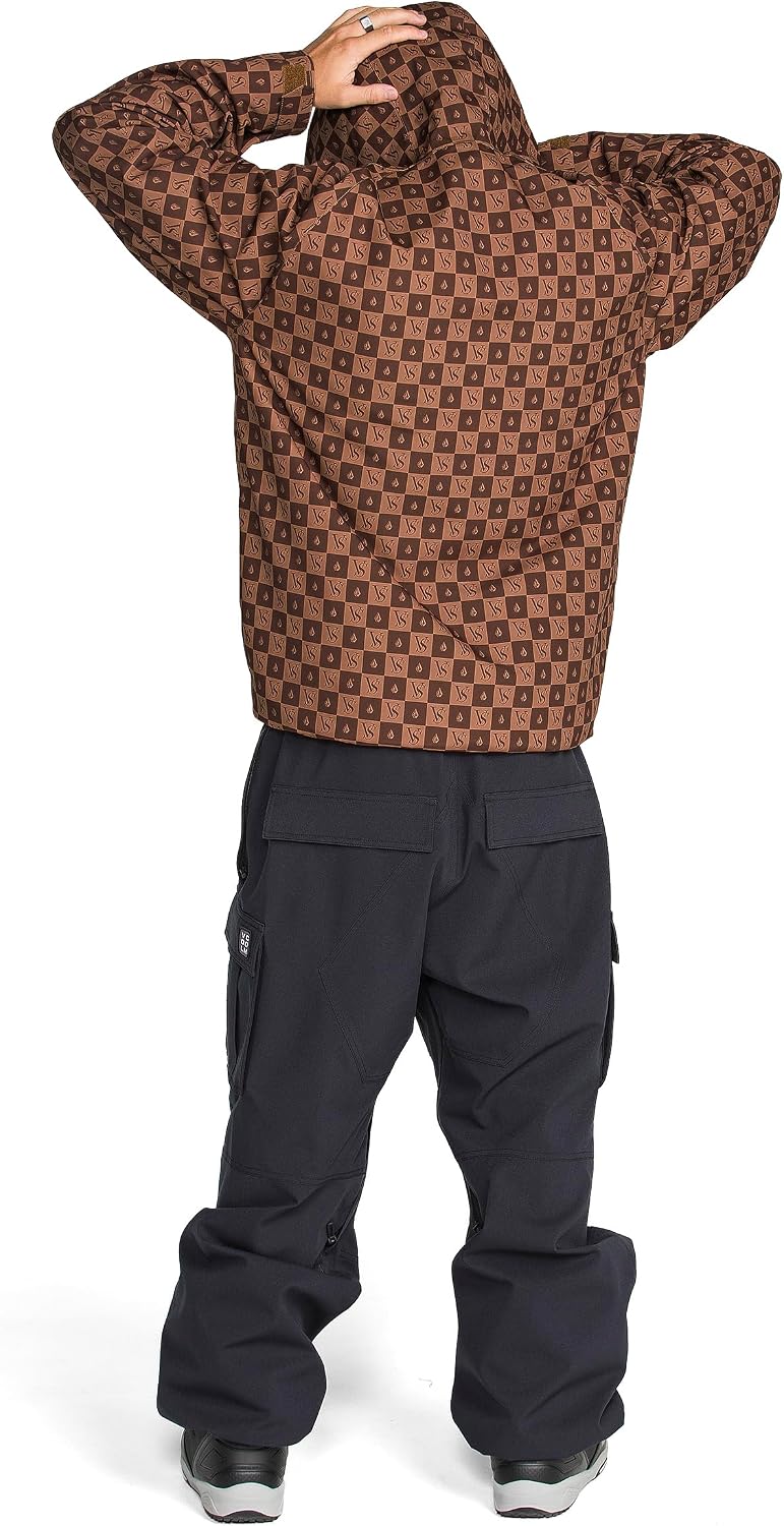 Volcom Men's 2836 Insulated Snowboard Jacket Brown