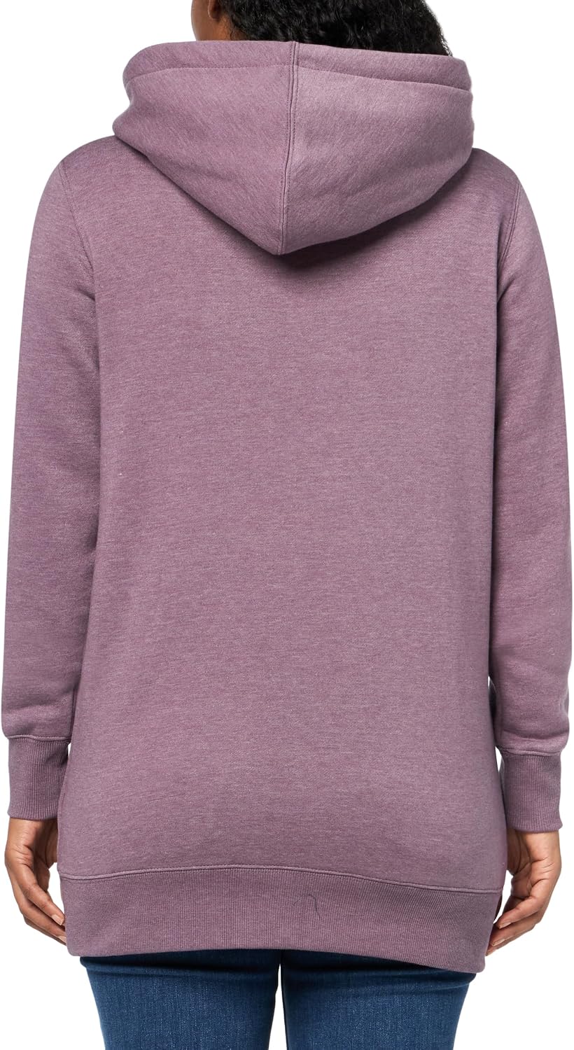 Volcom Women's Tower Hooded Fleece Sweatshirt Dusty Lavender S5