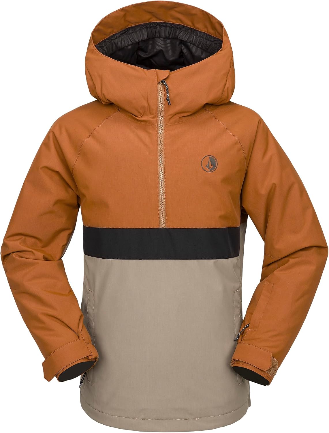 Volcom Boys' Sluff Insulated Snowboard Winter Jacket Caramel S5