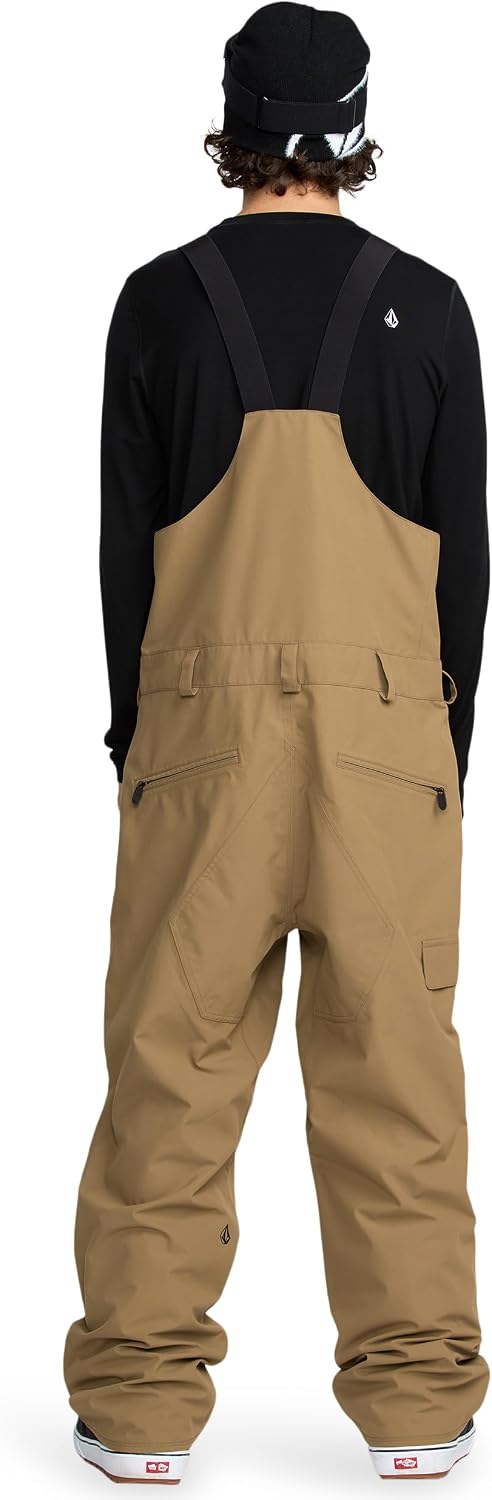 Volcom Men's V.co Sparta Bib Overall Snowboard Pant Bronze