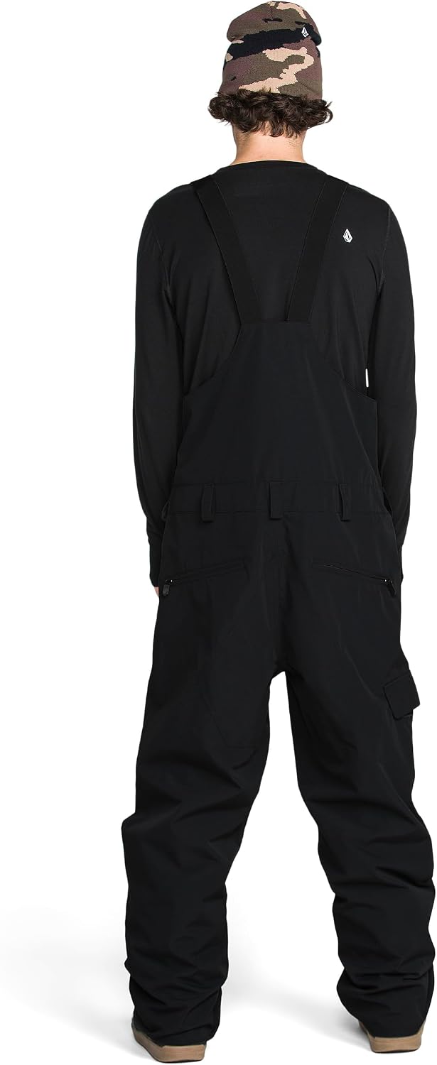 Volcom Men's V.co Sparta Bib Overall Snowboard Pant Black