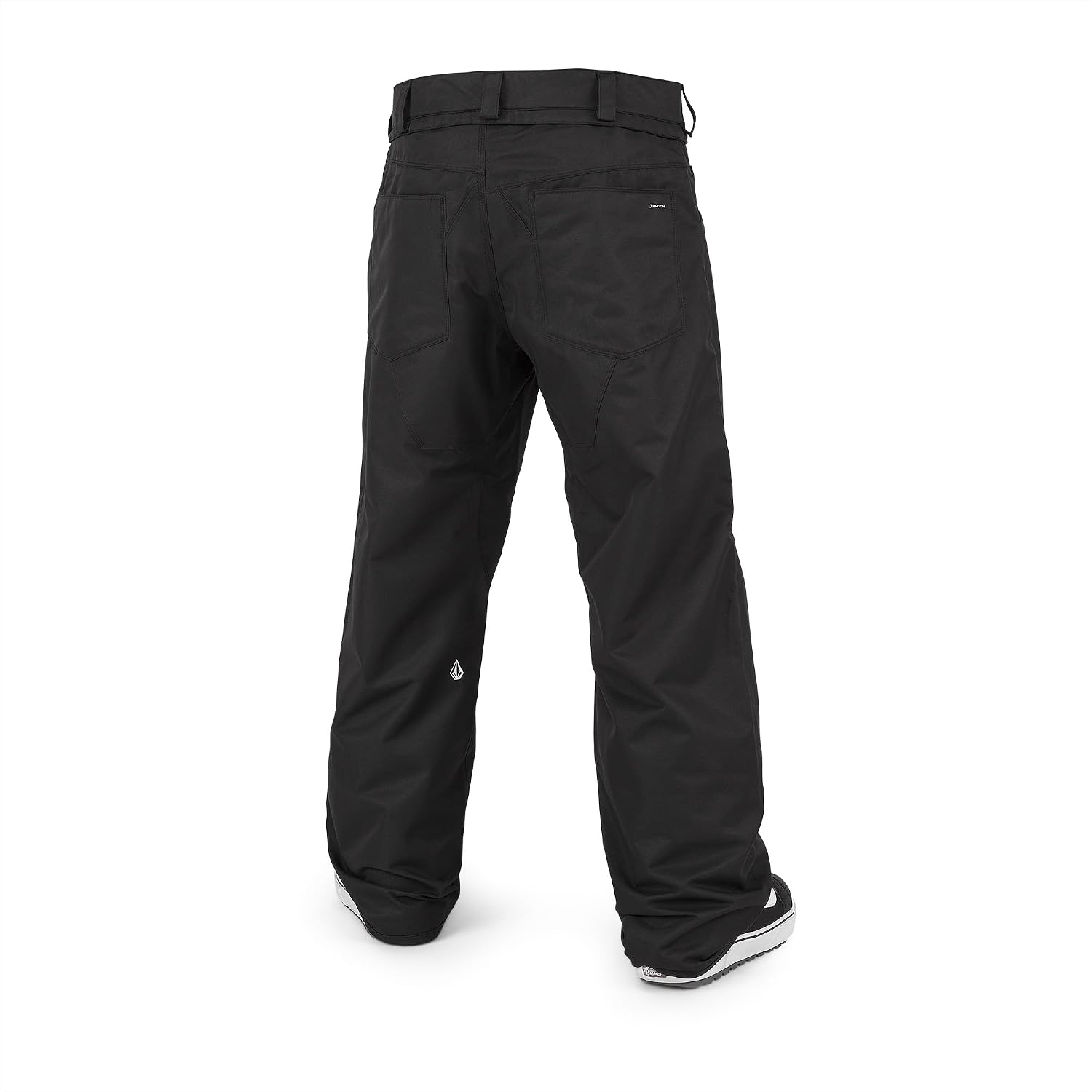 Volcom Men's 5-pocket Snowboard Pant, 10k Waterproof Ski Snow Pants, Sealed Seams Black S4
