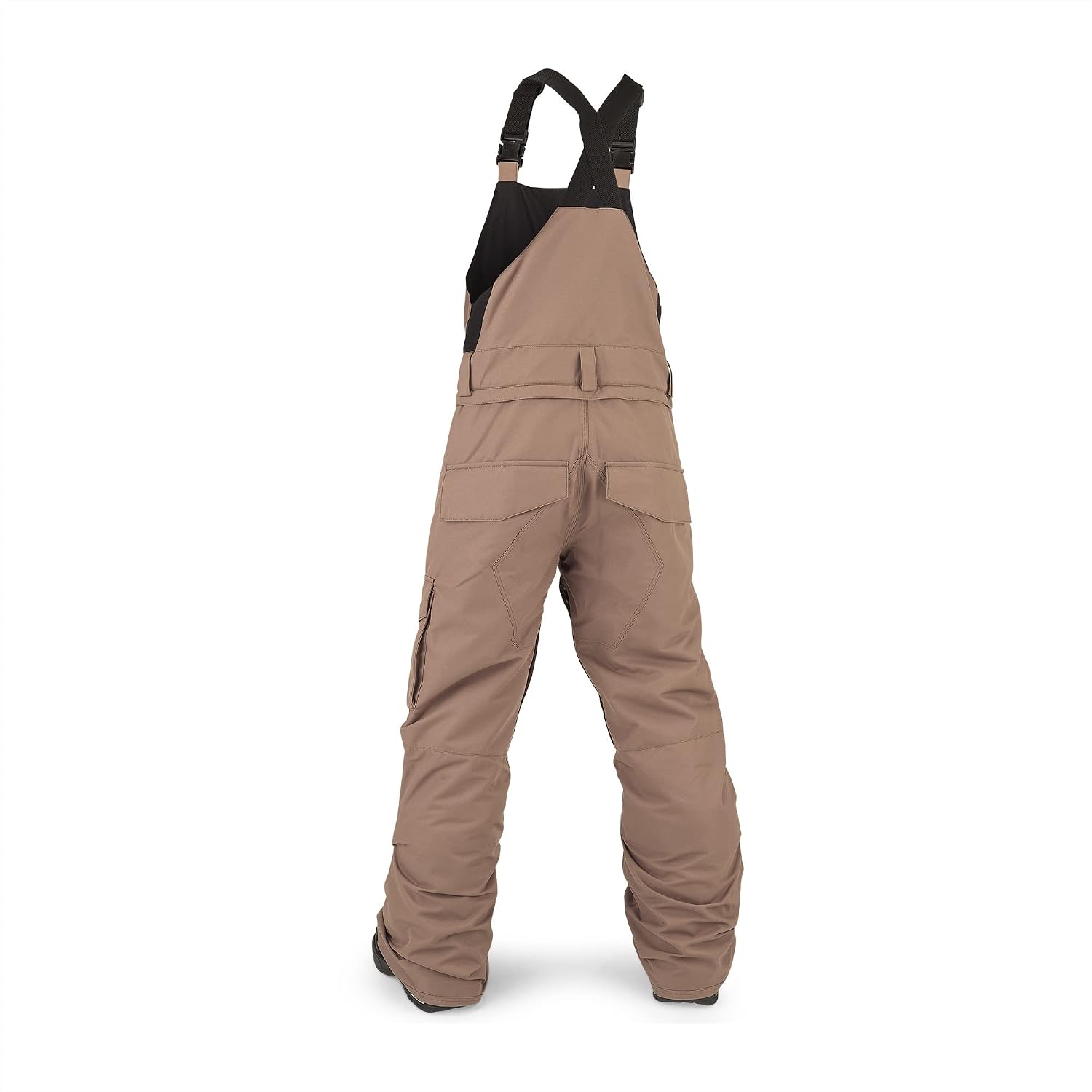 Volcom Boys' Youth Barkley Bib Overall Snowboard Pant Coffee