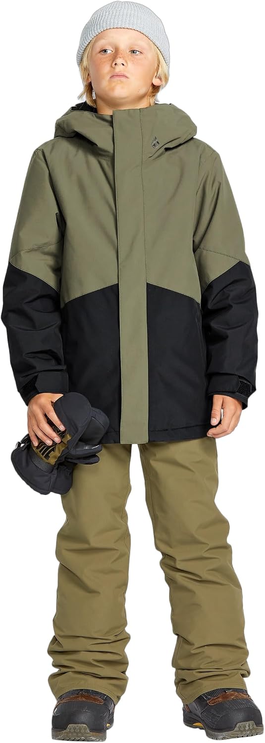Volcom Boys' Vernon Insulated Snowboard Winter Jacket Ivy
