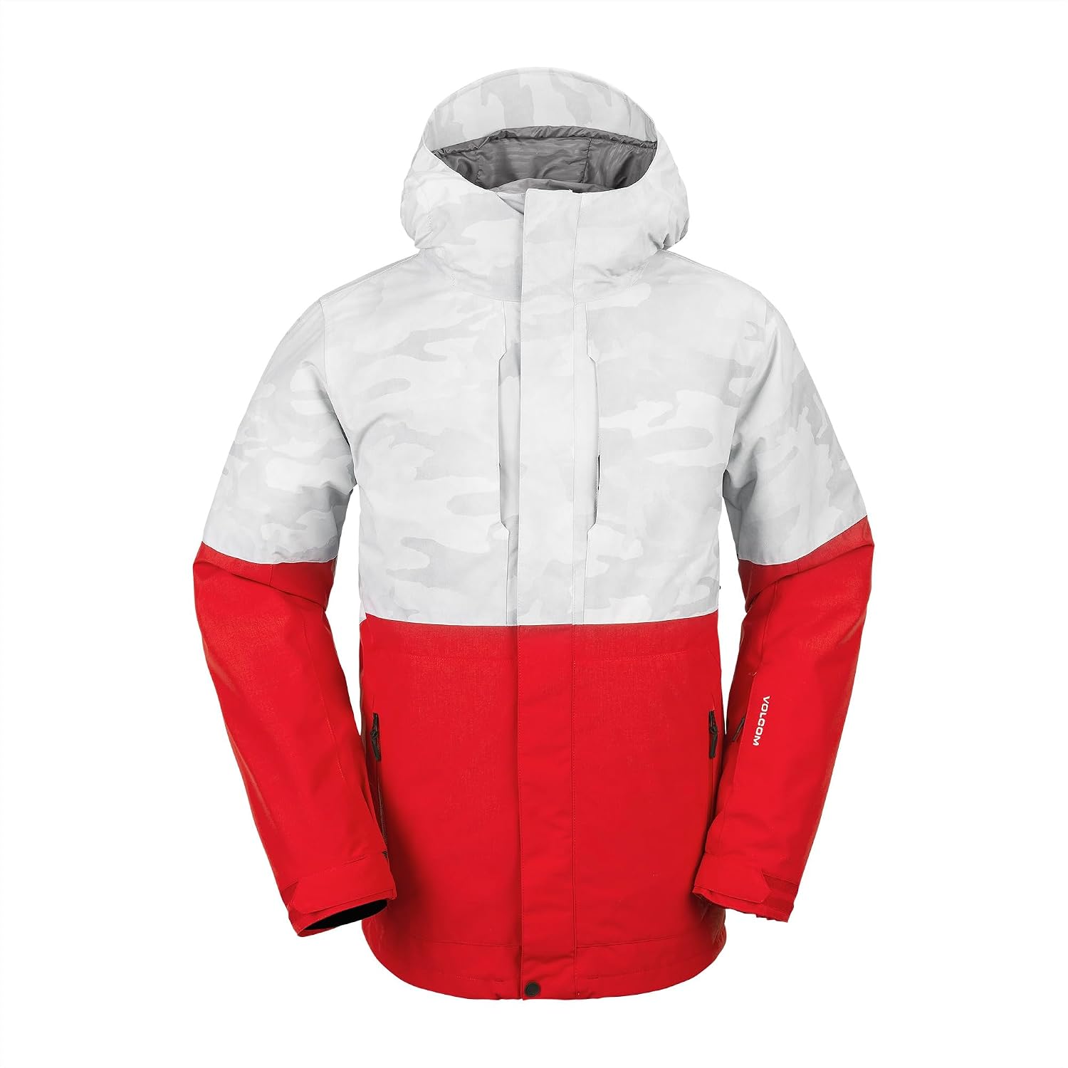 Volcom Men's V.co Op Snowboard Ski Winter Jacket White Camo S4