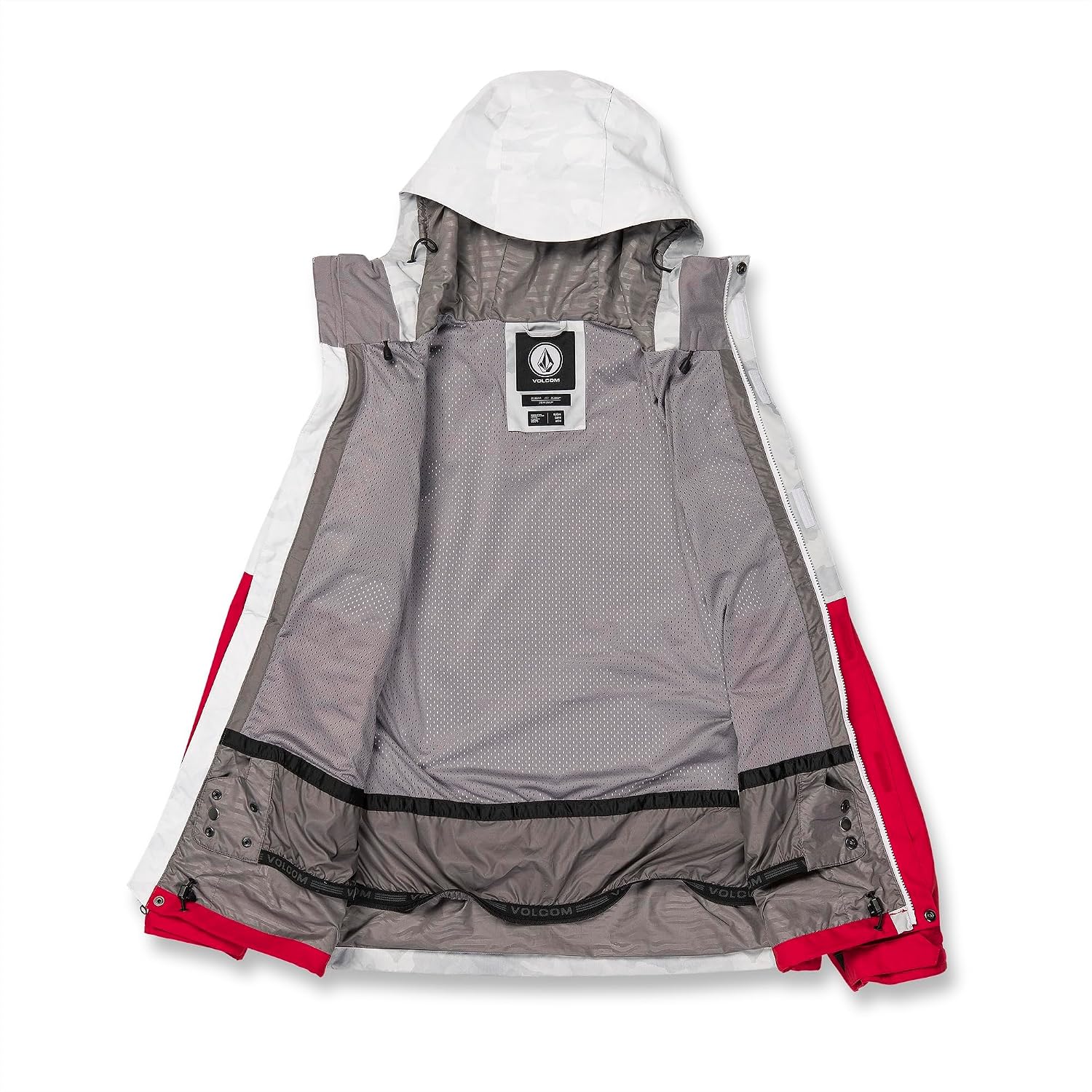 Volcom Men's V.co Op Snowboard Ski Winter Jacket White Camo S4