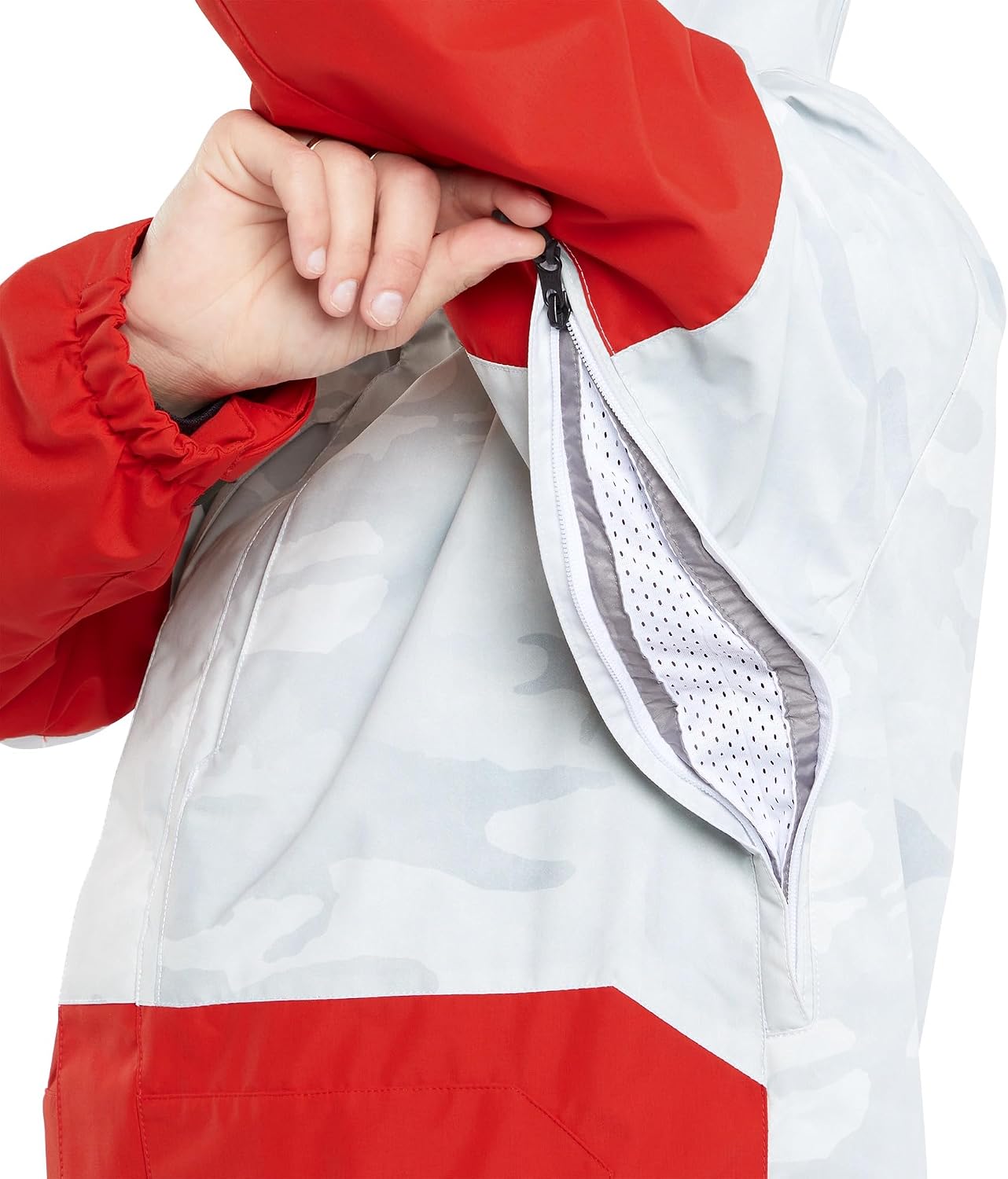 Volcom Men's V.co Op Snowboard Ski Winter Jacket White Camo S4
