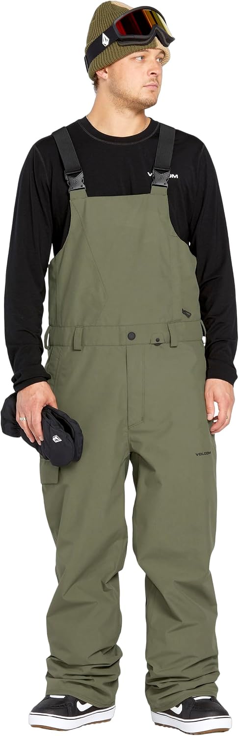 Volcom Men's V.co Sparta Bib Overall Snowboard Pant Ivy