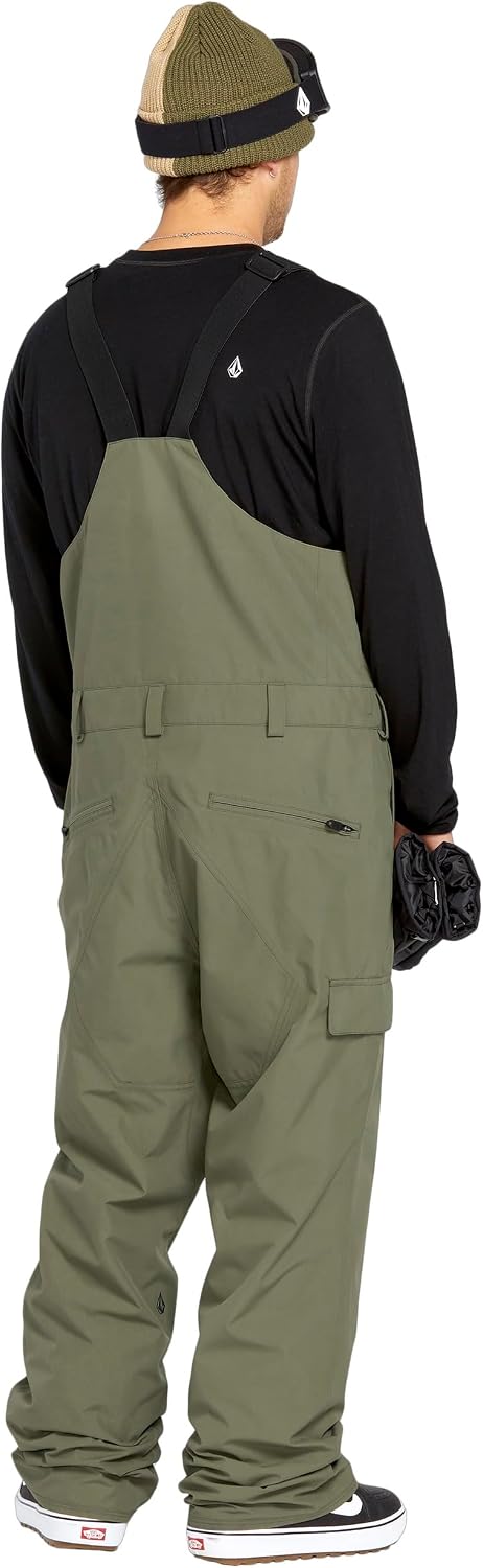Volcom Men's V.co Sparta Bib Overall Snowboard Pant Ivy