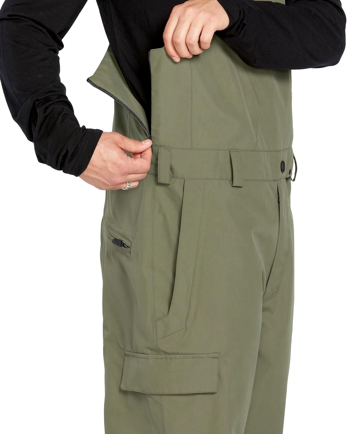 Volcom Men's V.co Sparta Bib Overall Snowboard Pant Ivy