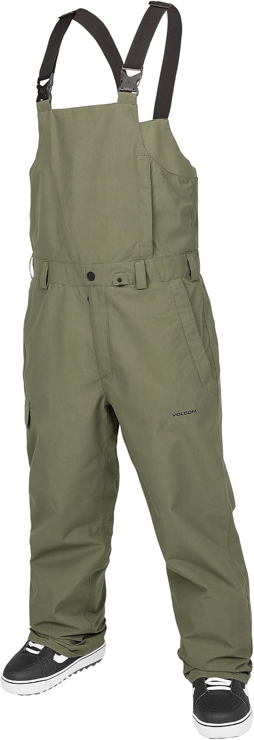 Volcom Men's V.co Sparta Bib Overall Snowboard Pant Ivy