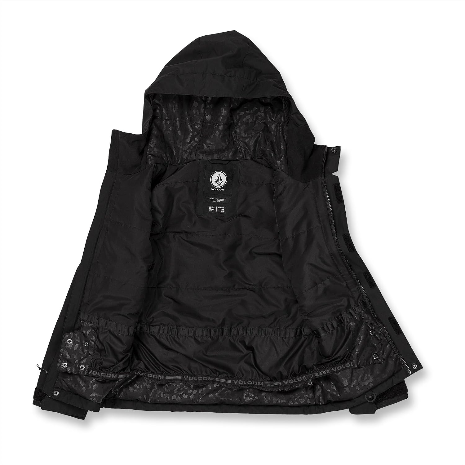 Volcom Girls' Sass'n'fras Insulated Snowboard Ski Jacket Black S4