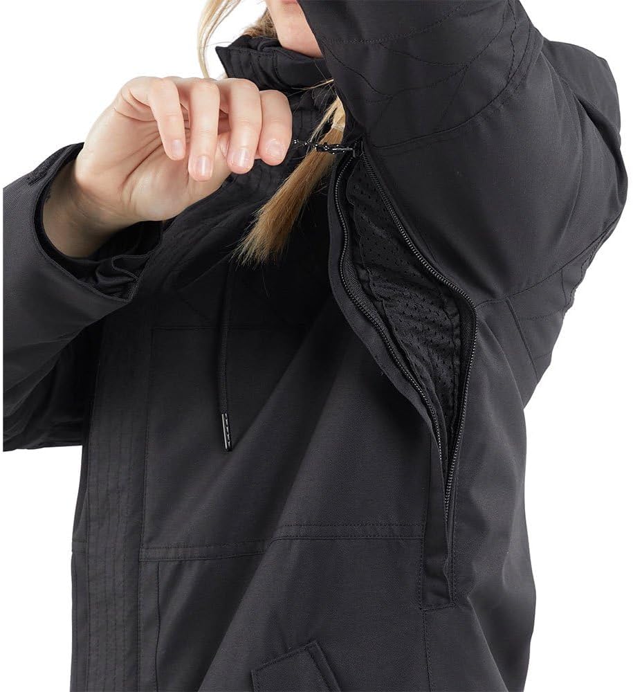 Volcom Women's Fawn Insulated Snowboard Ski Winter Hooded Jacket Black S4