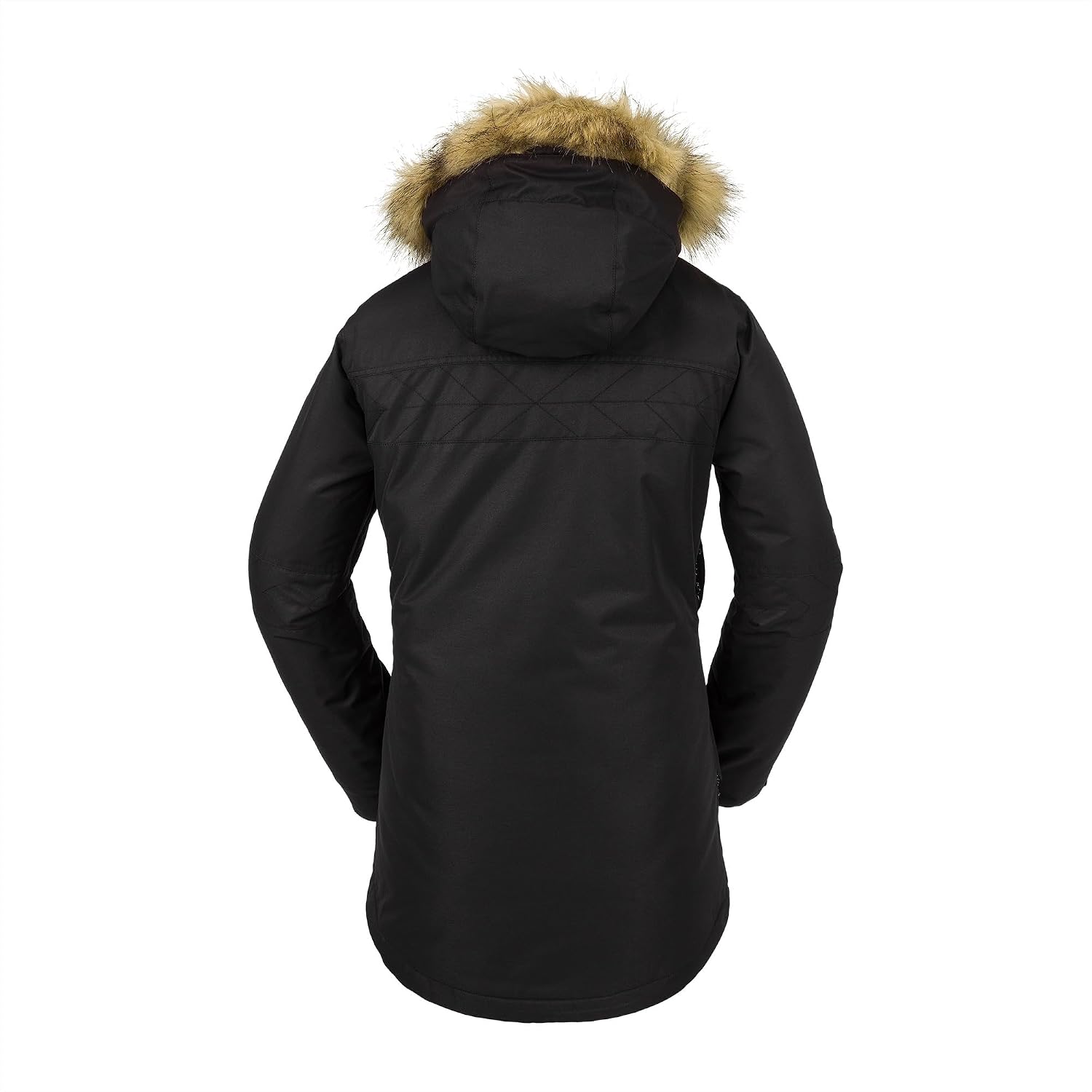 Volcom Women's Fawn Insulated Snowboard Ski Winter Hooded Jacket Black S4