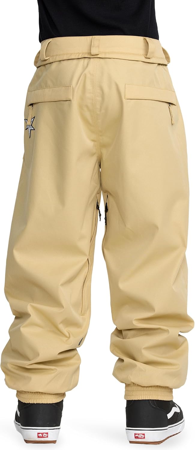 Volcom Men's Arthur Longo 20k Baggy Fit Snowboard Ski Pant Fern