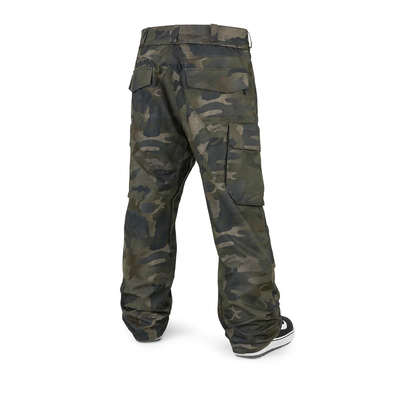 Volcom Men's V.CO Hunter Cargo Snowboard Pants Cloudwash Camo S4