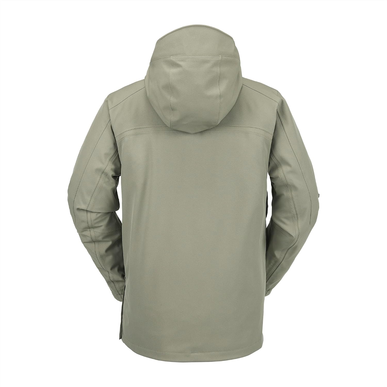 Volcom Men's Brighton Pullover Anarok Hooded Snowboard Jacket Light Military