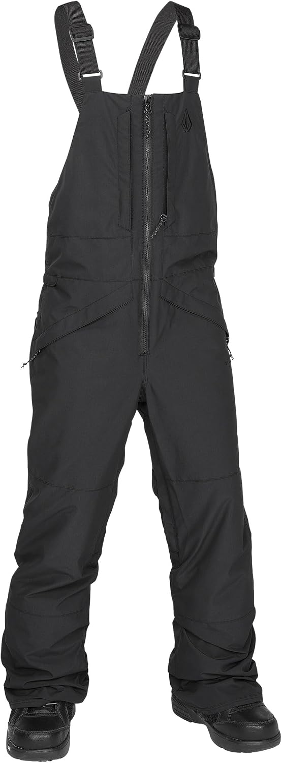 Volcom Boys' Youth Barkley Bib Overall Snowboard Pant Black S5