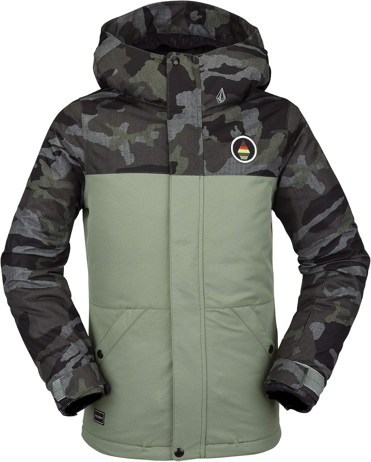 Volcom Girls' Sass'n'fras Insulated Snowboard Ski Jacket Dusty Green