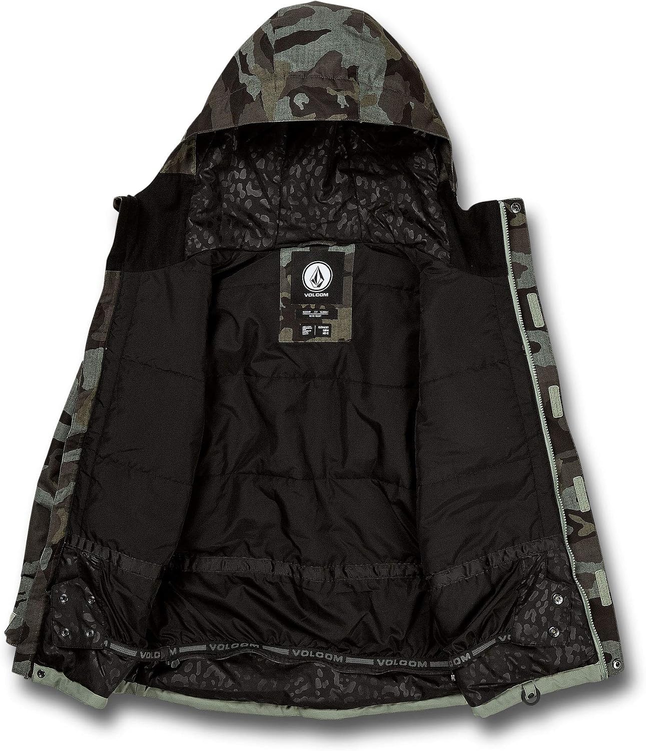 Volcom Girls' Sass'n'fras Insulated Snowboard Ski Jacket Dusty Green