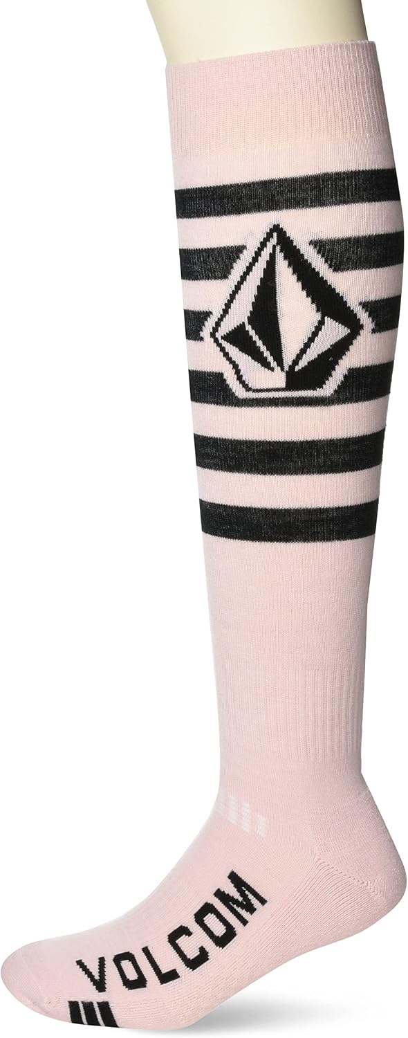 Volcom Men's Kootney Lightweight Snowboard Ski Sock Party Pink S3