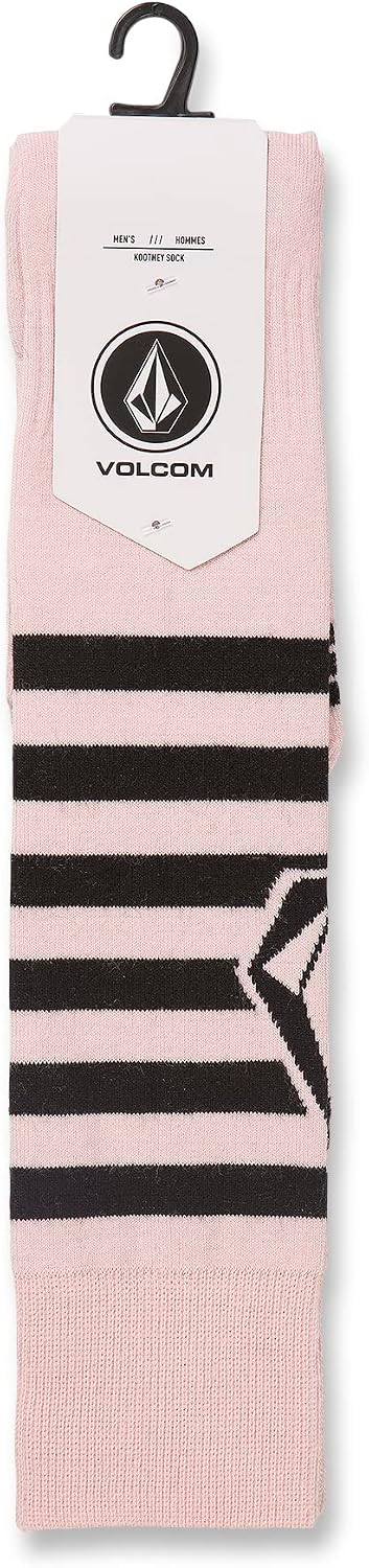 Volcom Men's Kootney Lightweight Snowboard Ski Sock Party Pink S3