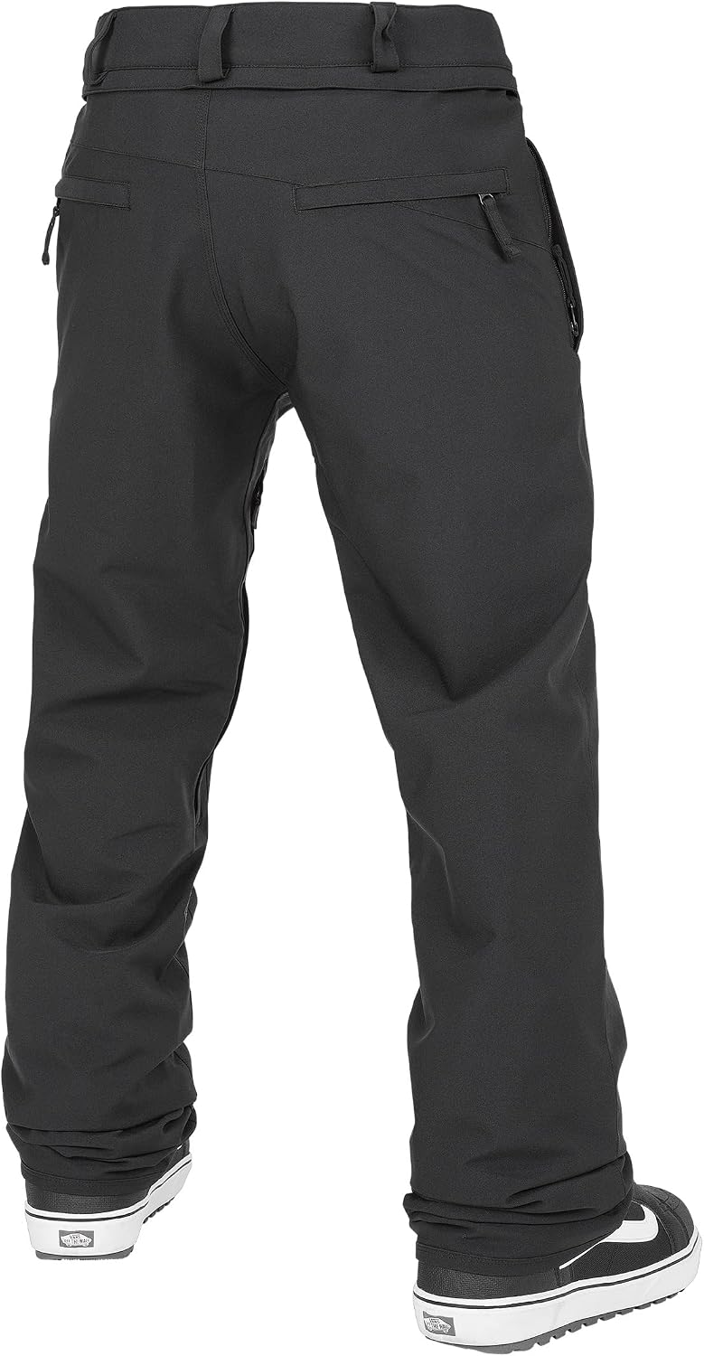 Volcom Men's Frickin Relaxed Fit Chino Snowboard Pant Black Black