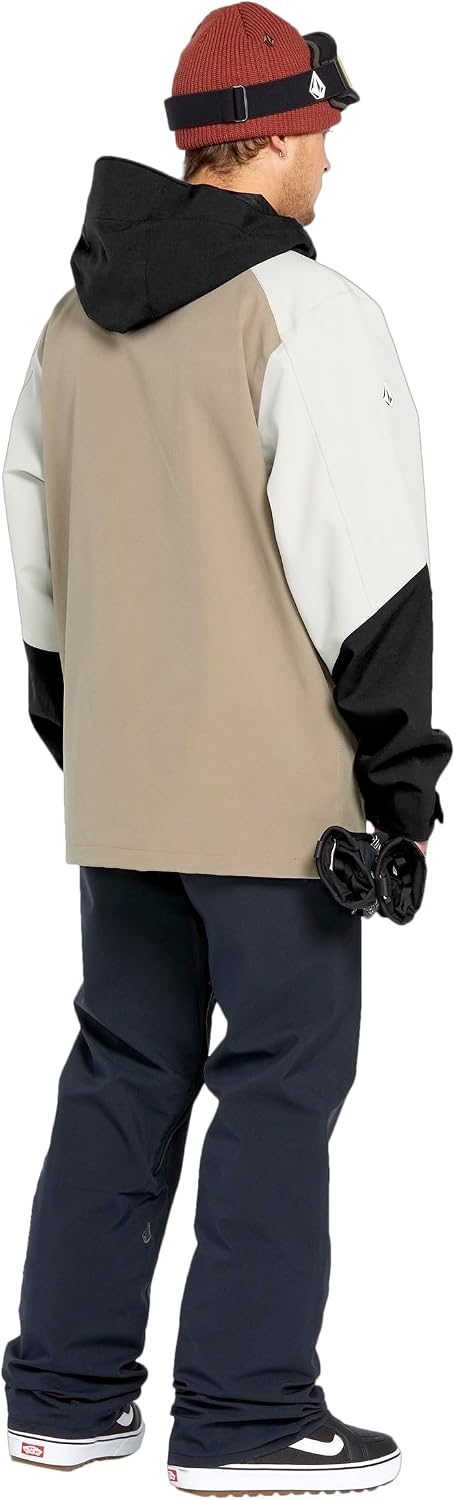 Volcom Men's Frickin Relaxed Fit Chino Snowboard Pant Black Black