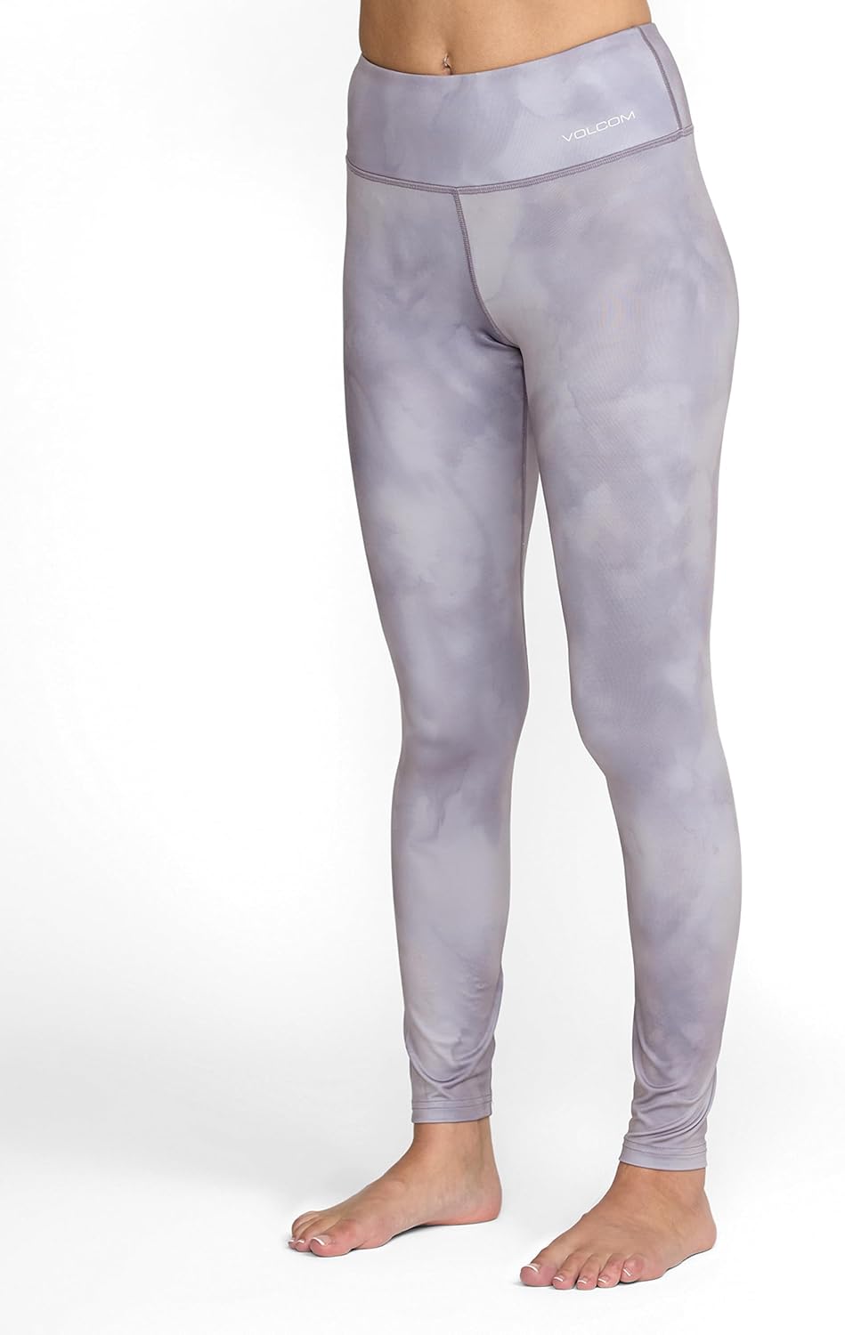 Volcom Women's V-Science Thermal Base Layer Legging – Quick Dry High-Waisted Fit Lavender Aura