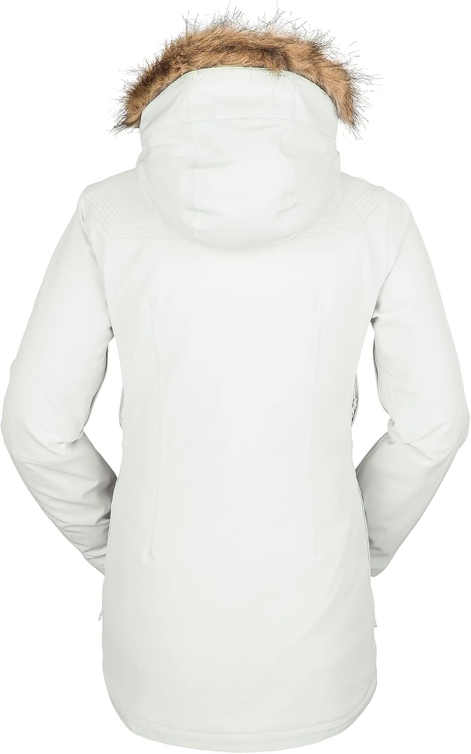 Volcom Women's Shadow Insulated Snowboard Ski Winter Hooded Jacket Off White S3