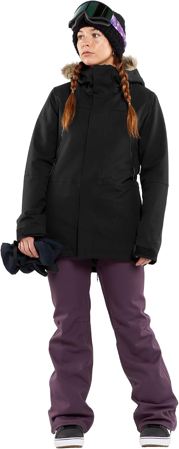 Volcom womens Species Stretch Snowboard Ski Pant Blackberry S18