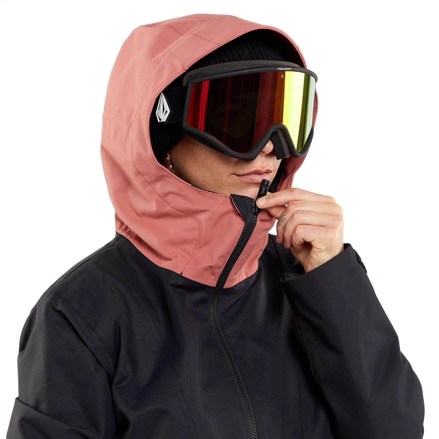 Volcom Women's Ashfield Anarok Snowboard Ski Jacket Earth Pink S4