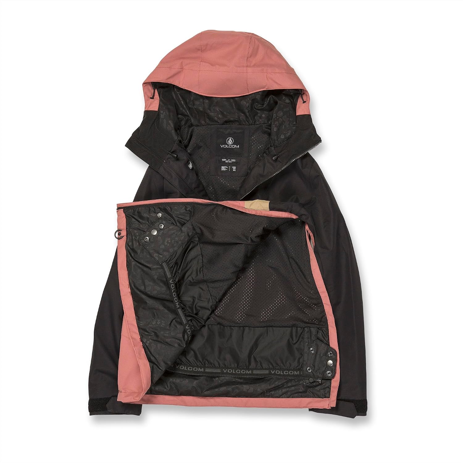 Volcom Women's Ashfield Anarok Snowboard Ski Jacket Earth Pink S4