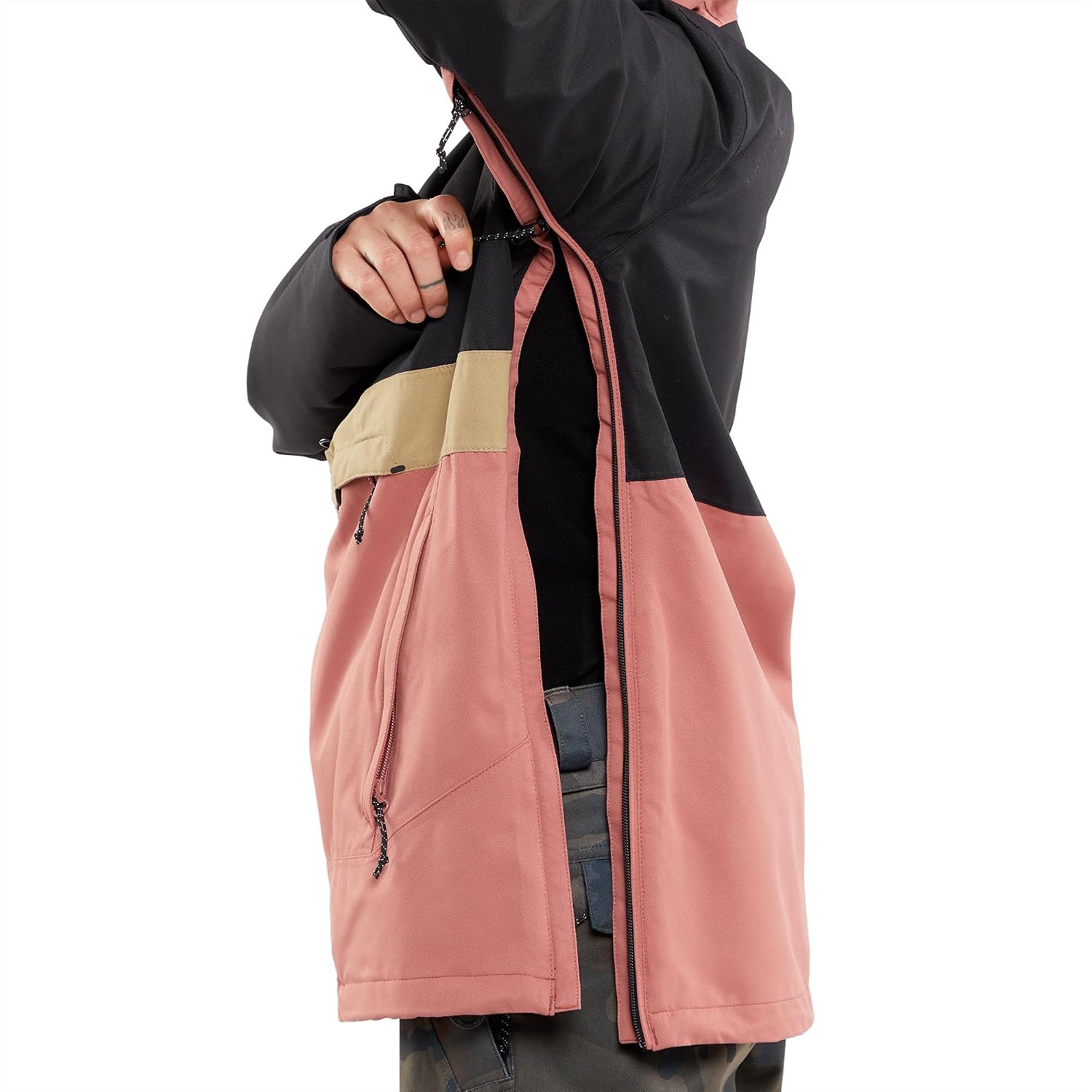 Volcom Women's Ashfield Anarok Snowboard Ski Jacket Earth Pink S4