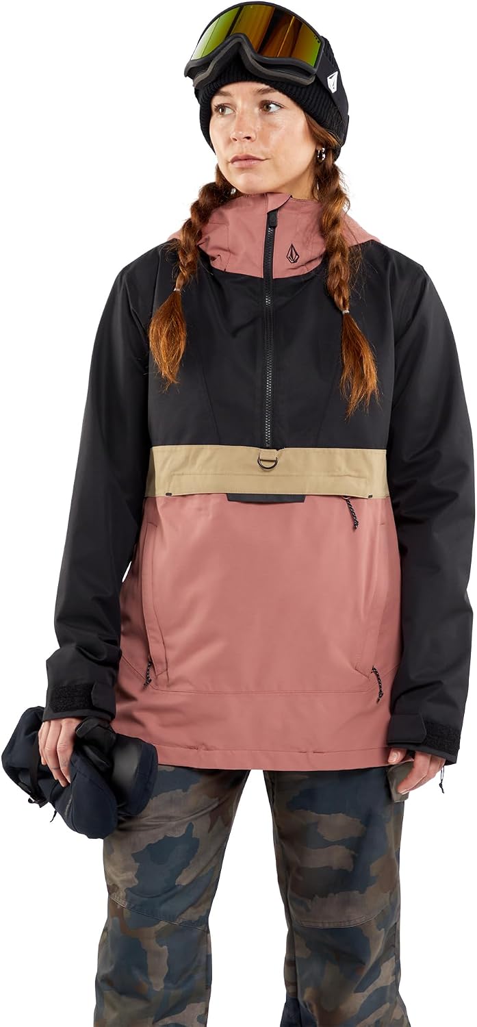 Volcom Women's Ashfield Anarok Snowboard Ski Jacket Earth Pink S4