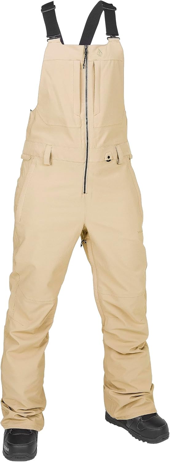 Volcom Women's Swift Bib Overall Snowpant Sand S5