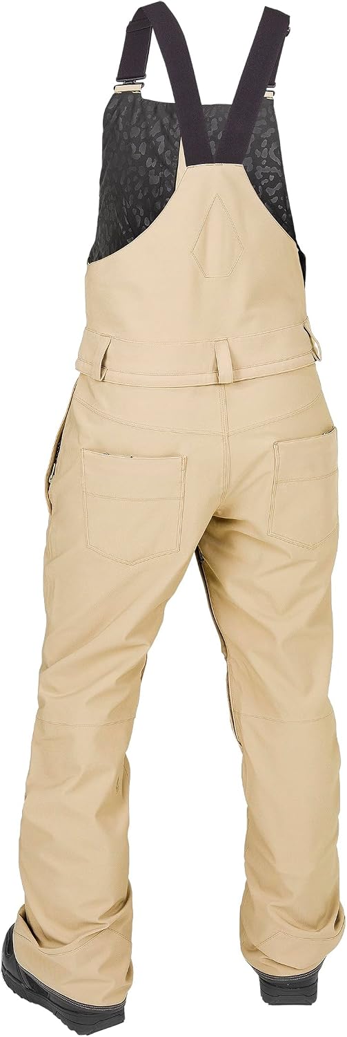 Volcom Women's Swift Bib Overall Snowpant Sand S5
