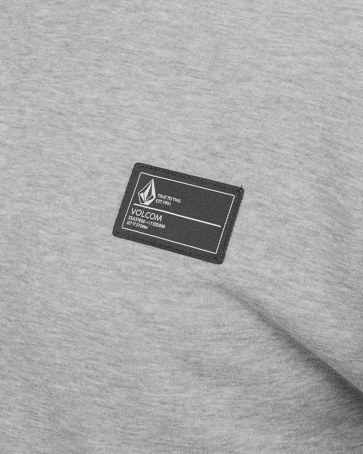 Volcom Women's Essential Crew Fleece Snowboard Winter Sweatshirt Heather Grey S5