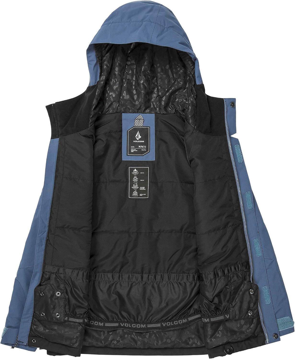 Volcom Girls' Sass'n'fras Insulated Snowboard Ski Jacket Indigo S5