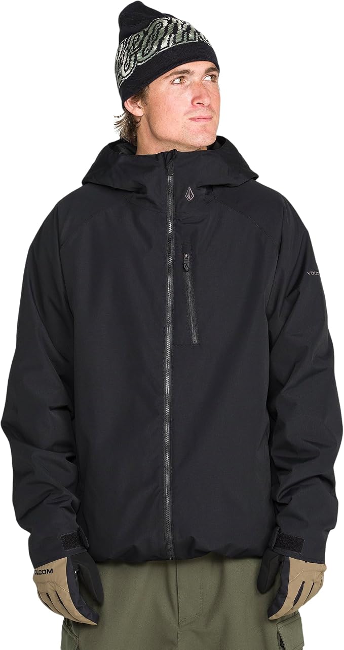 Volcom Men's 2836 Insulated Snowboard Jacket Black