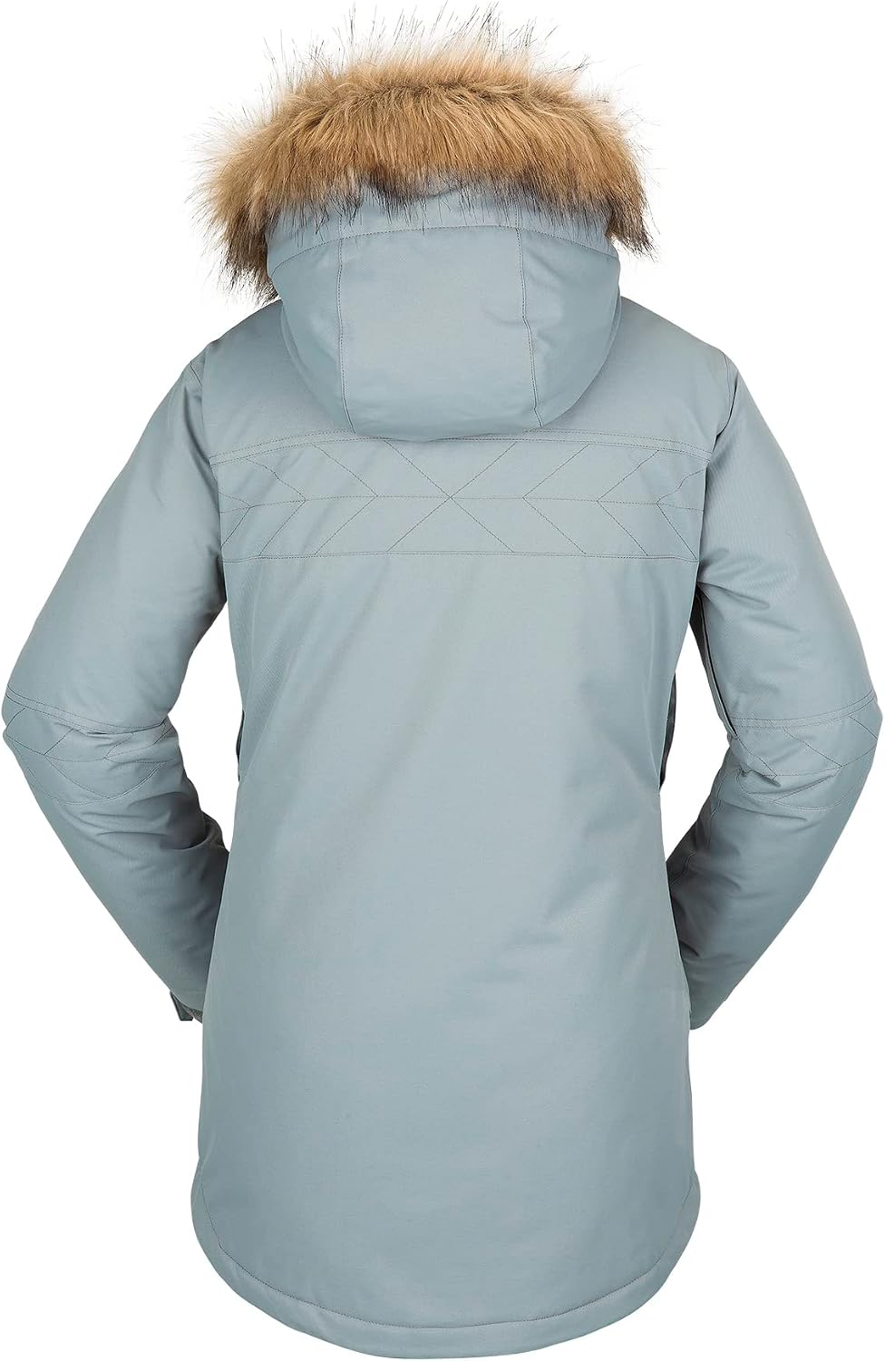 Volcom Women's Fawn Insulated Snowboard Ski Winter Hooded Jacket Green Ash S3