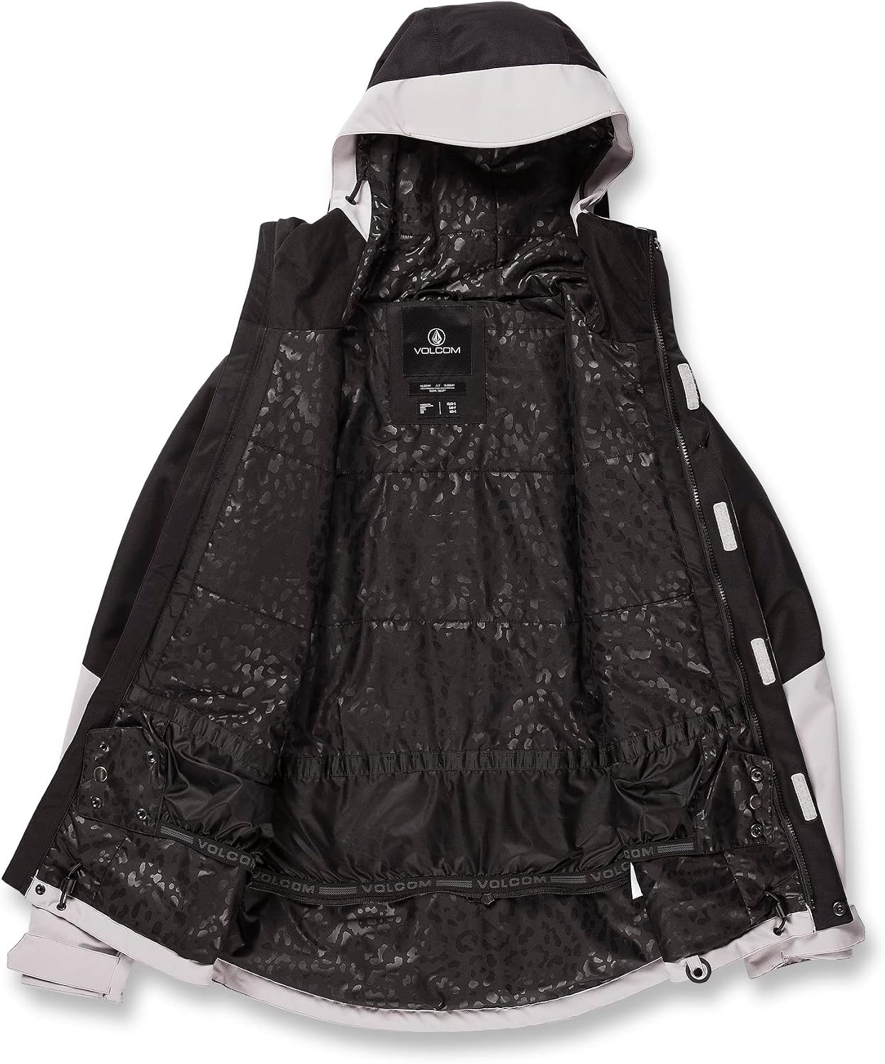 Volcom Women's Bolt Insulated Snowboard Ski Winter Hooded Jacket Amethyst Smoke S3