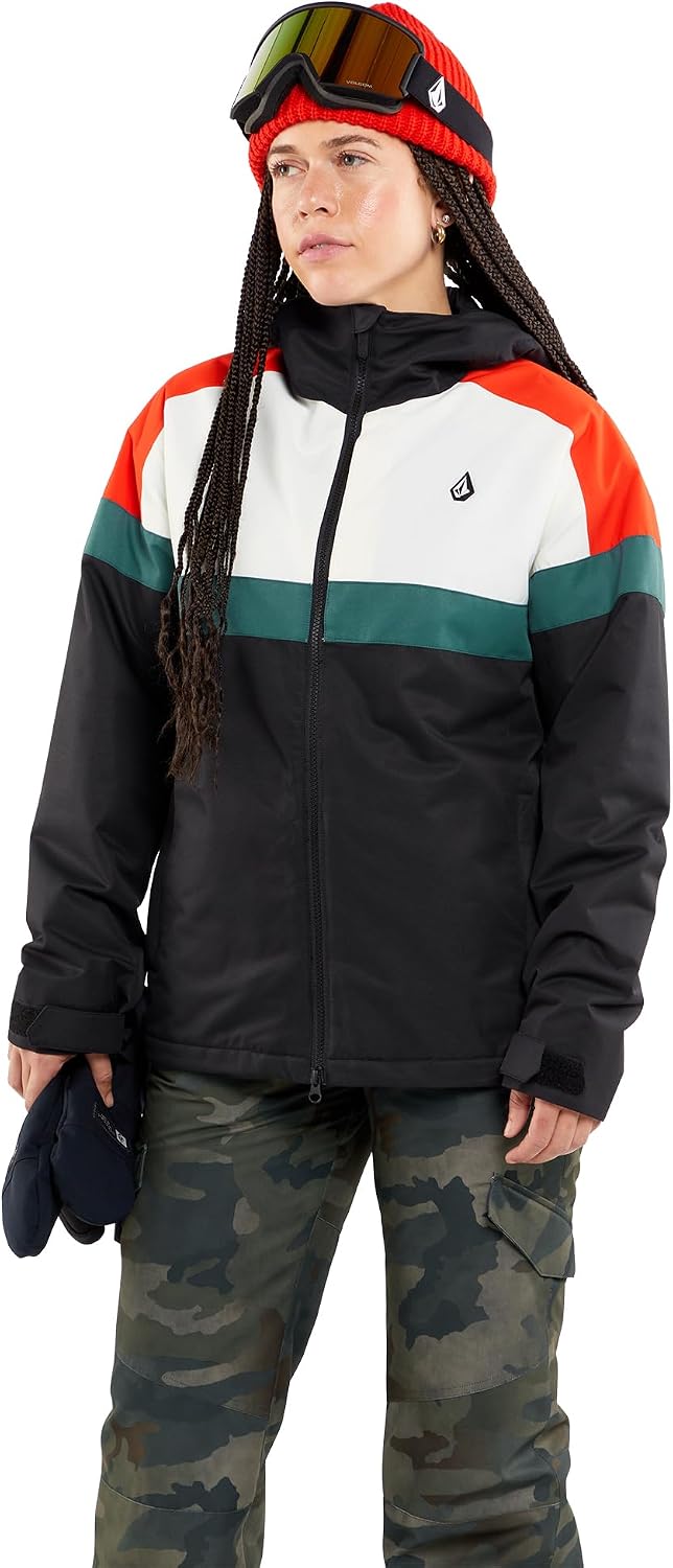 Volcom Women's Lindy Insulated Snowboard Ski Jacket Black S4