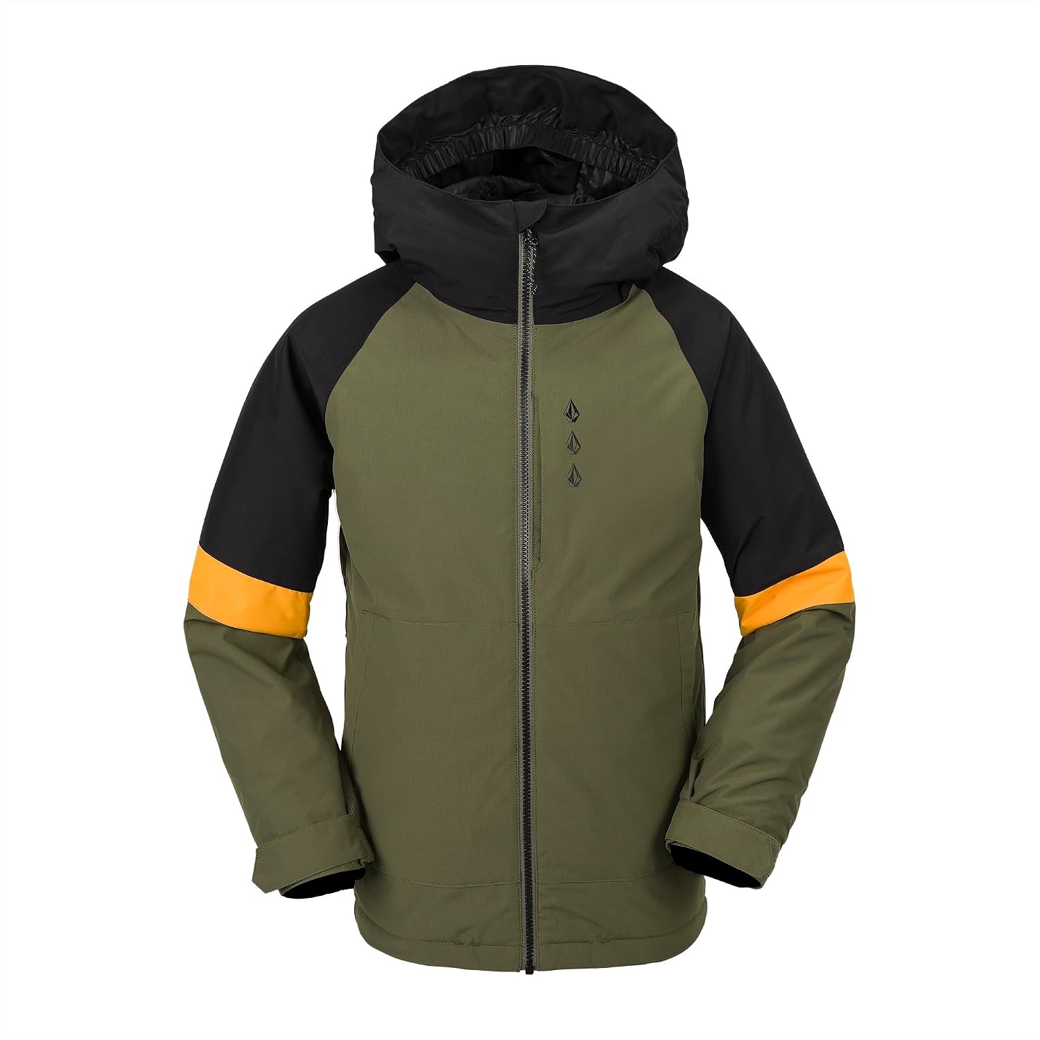 Volcom Boys' Sawmill Insulated Snowboard Ski Winter Jacket Military S4